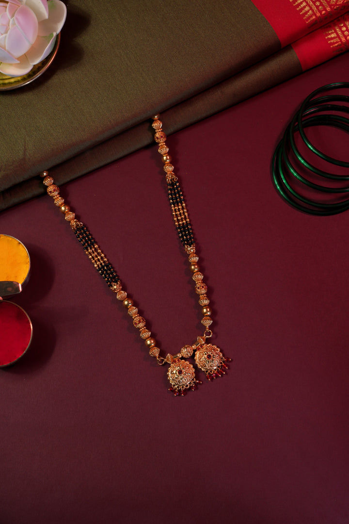 DAINTY FLORAL MANGALSUTRA