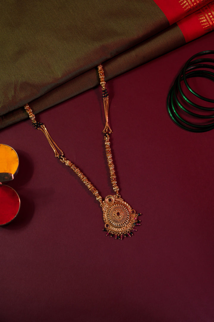 HIigh Gold Plated Long Mangalsutra
