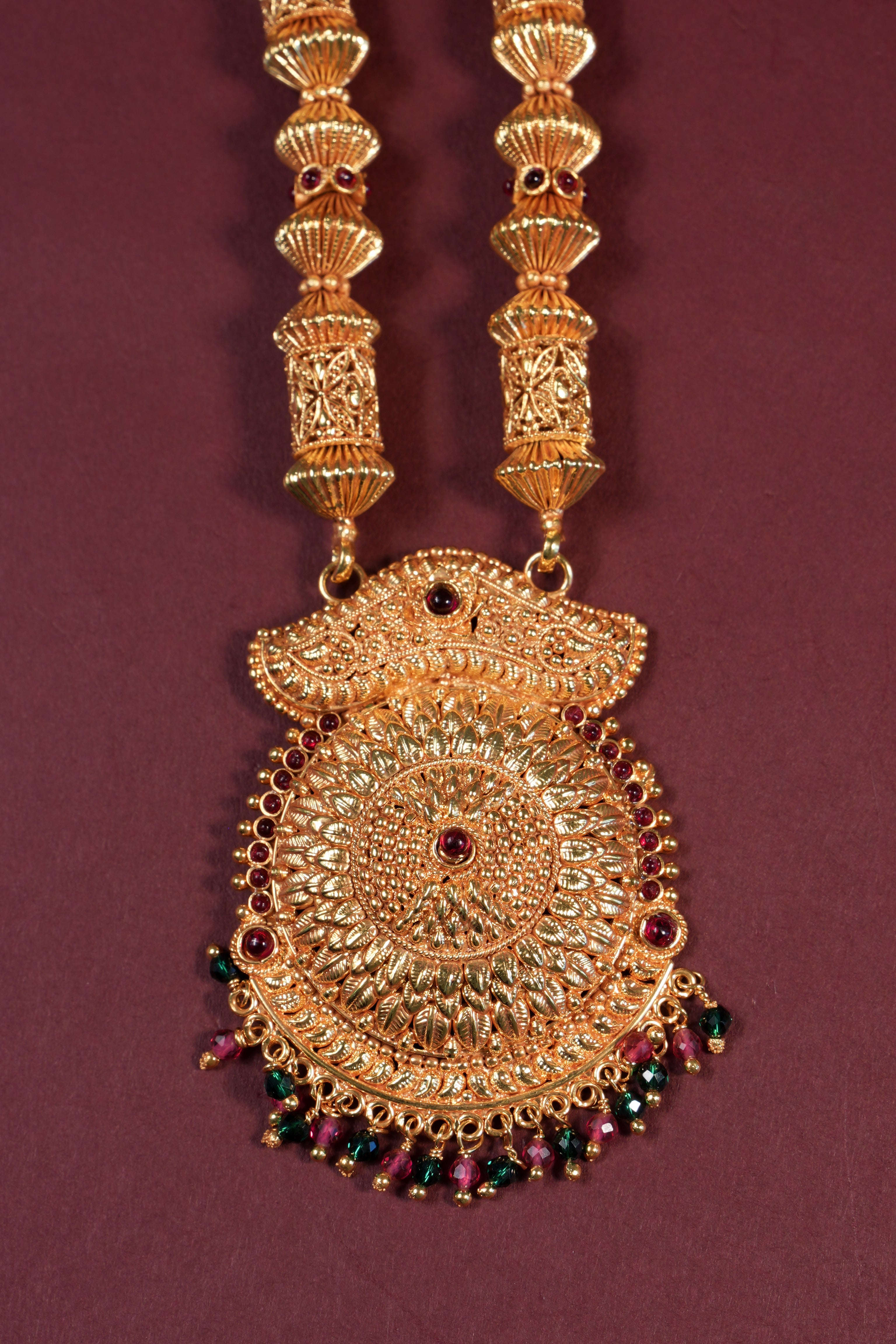 peacock pendant  mangalsutra