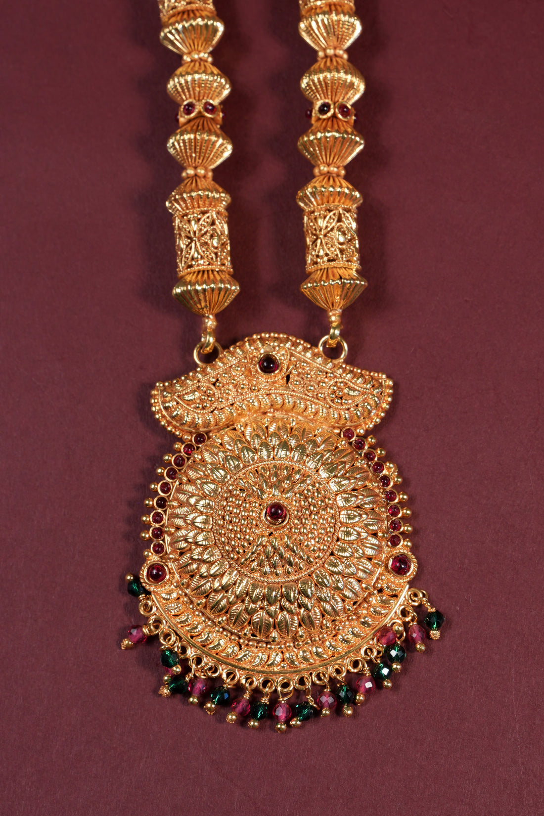 peacock pendant  mangalsutra