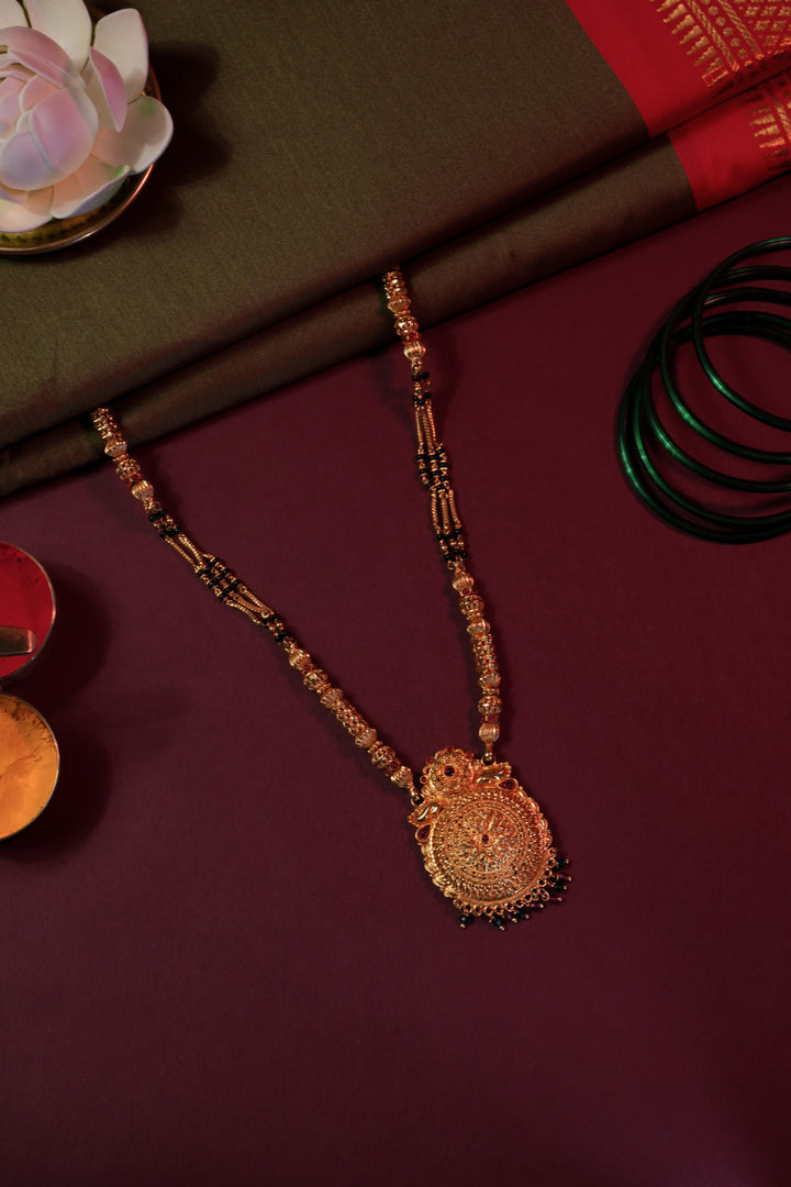 GRACEFUL PEACOCK DESIGNER MANGALSUTRA