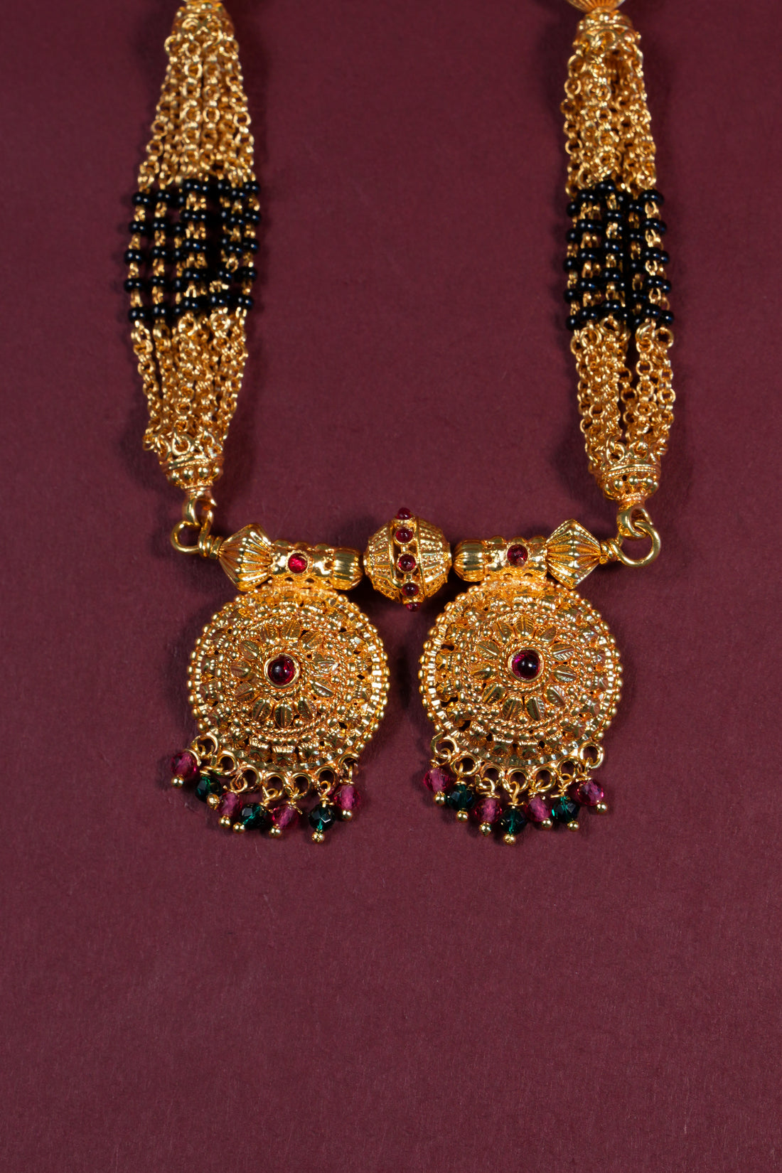 Palatial Layered Floral Mangalsutra